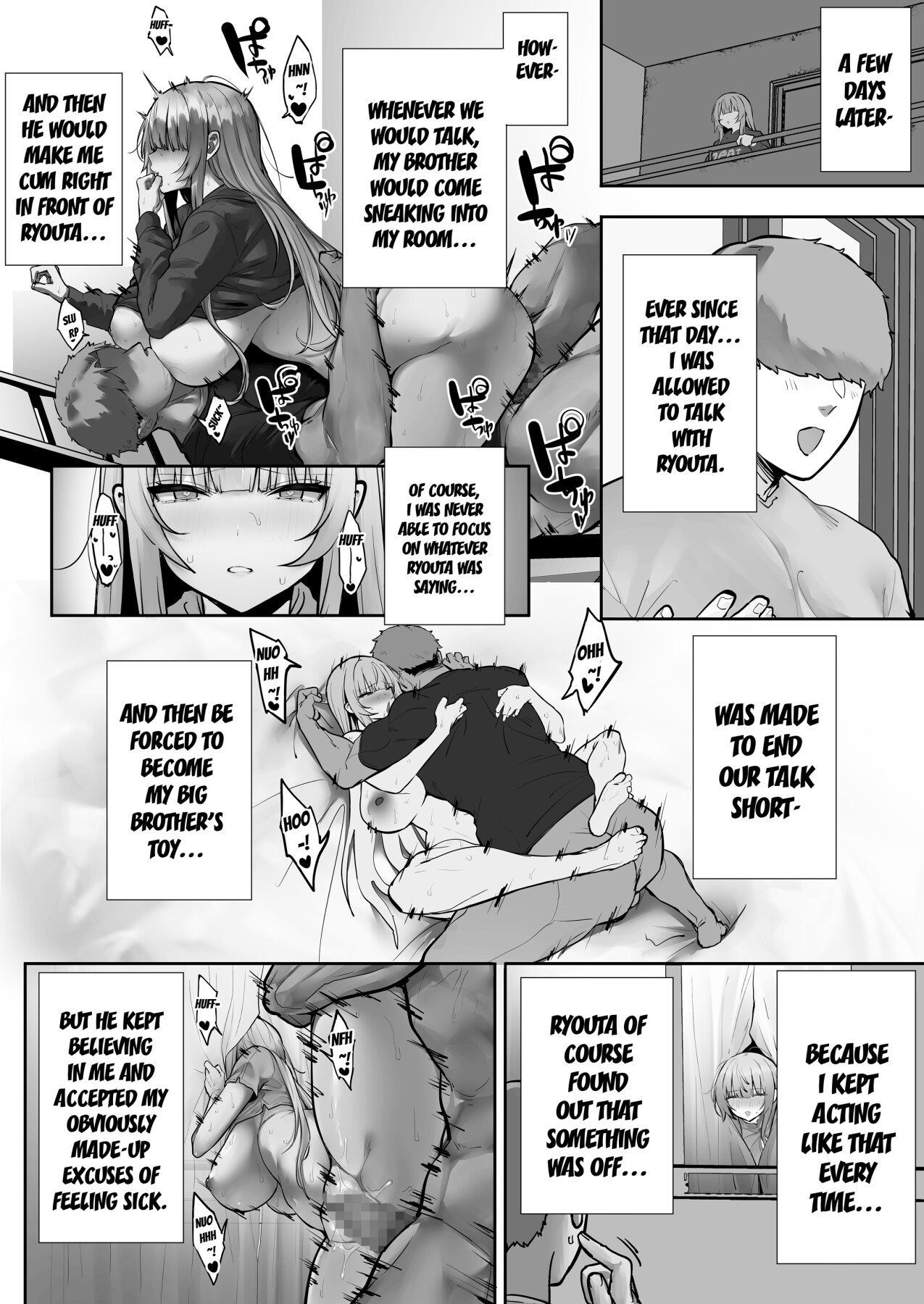 Hentai Manga Comic-Tsubaki falls into depravity after being cuckolded by her brother-in-law-Read-49